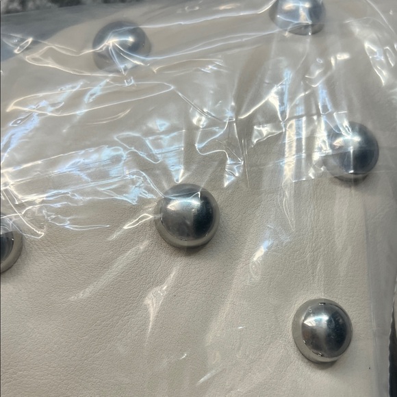 Clare V Lune Cream Studded Shoulder Bag - New in Packaging Never Opened - Picture 9 of 17